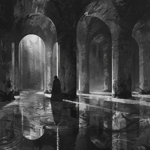 The music captures the eerie, spectral presence of an ancient castle at night, evoking images of fog-laden grounds and moonlit ruins with ghostly whispers echoing through the empty halls