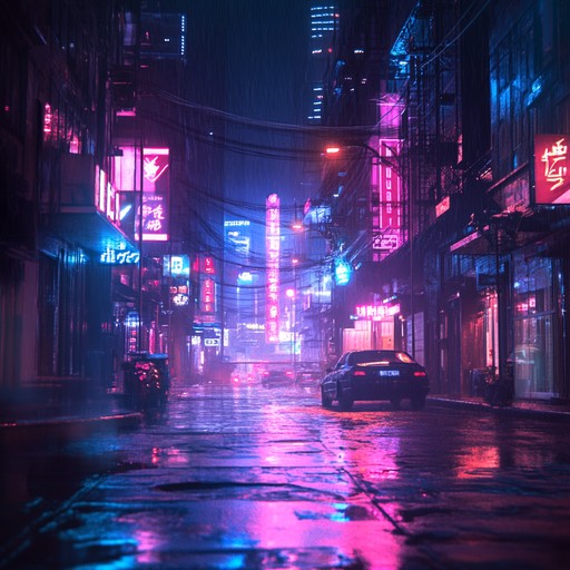 Explore ominous cityscapes shrouded in darkness, with synthesizer tones revealing hidden secrets and eerie atmospheres. Inspired by neon lit streets and shadowy corners, this track evokes a chilling urban tale.