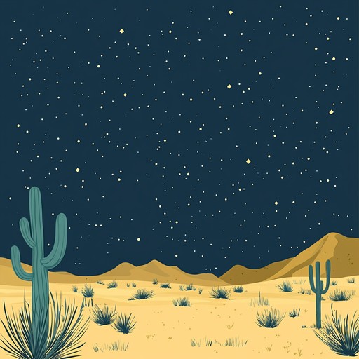 An enchanting instrumental piece inspired by the serene beauty of middle eastern deserts at night. The composition delicately balances traditional motifs with modern ambient soundscapes, creating a soothing and contemplative atmosphere.