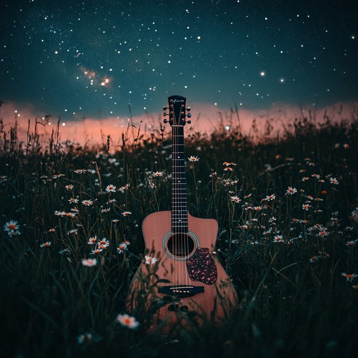 Imagine sitting alone in a lush meadow as stars illuminate the sky and a gentle breeze carries the day away; such is the setting created by this tranquil folk tune.