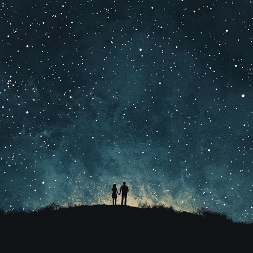 A deeply moving instrumental rock ballad that captures the essence of a starry night filled with unspoken confessions and quiet moments of love. A single electric guitar plays a gentle yet powerful melody that embodies the emotions of a blossoming yet silent romantic encounter under the celestial sky.