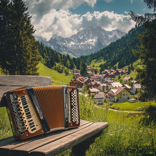 A spirited and lively instrumental that captures the essence of happiness found in germany's alpine villages. Blending traditional schlager melodies with modern harmonies, the piece conveys images of sunny days, festive dances, and the warm camaraderie of village life.