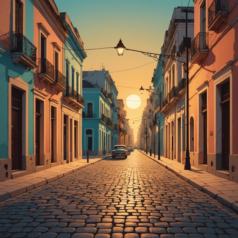 This composition combines the intensity of dramatic beats with soft, flowing romantic melodies, encapsulating the essence of a mysterious, twilight stroll through old havana. The piece will use traditional latin rhythms intertwined with a modern jazz sensibility, creating a feeling of both nostalgia and freshness. Ideal for reflecting deep emotions or an evocative backdrop in a cultural setting.