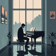 gentle piano meets introspective thoughts and emotions