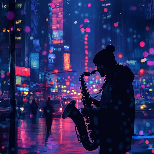 An energetic instrumental track that fuses soulful melodies with funk basslines and rock guitars, capturing the essence of a vibrant city at night.