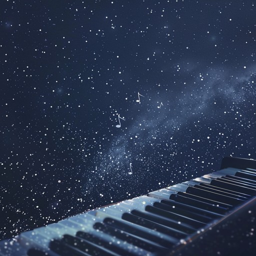 Enchant hearts with mild piano melodies under a starry sky, evoking deep emotional connections and serenity