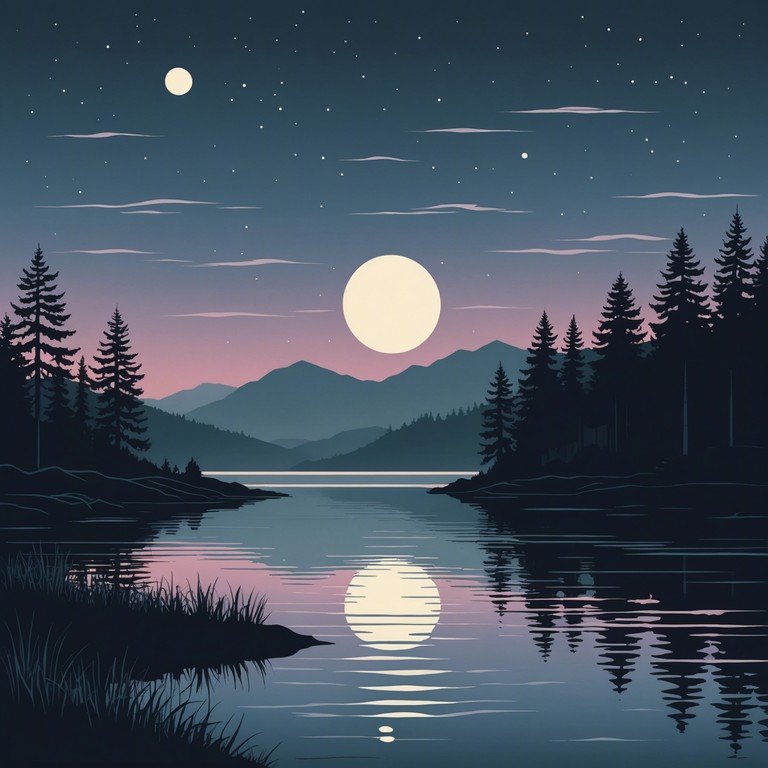 This instrumental track embodies the quiet romance of a serene, moonlit evening. Soft melodies mimic the gentle caress of moonlight, creating an intimate atmosphere that invites listeners into a world of quiet reflection and deep emotional connection. The music lends itself to scenes of love, contemplation, and quiet nighttime strolls under the stars.