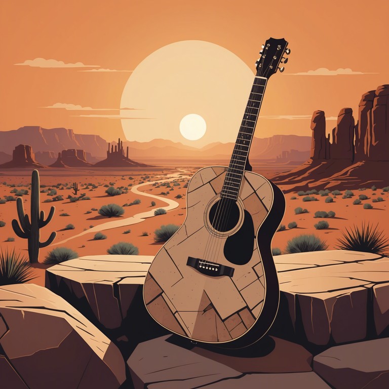 A gentle acoustic guitar melody meanders like a quiet river through a scenic, deserted landscape in the late afternoon sun. This instrumental reflects the deep serenity of being alone in nature, offering a soundtrack to personal introspection and tranquil solitude.