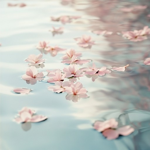 This piece presents a tranquil shakuhachi flute melody that captures the essence of cherry blossom petals gently falling. The music invites the listener to a peaceful state of mind, reflecting the transient beauty of nature.