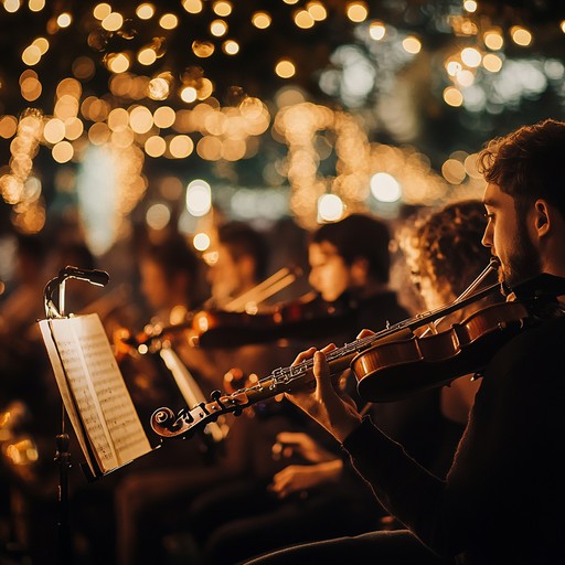 An energetic instrumental piece combining classic klezmer sounds with contemporary beats, evoking a night of dancing under the stars.