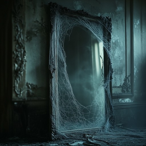 An eerie, unsettling music box melody that hints at dark secrets lurking within an old, dusty mirror. This composition brings the chilling vibe of a haunted mansion or a mysterious, forgotten attic, enveloping the listener in a blanket of suspense and faint whispering echoes.