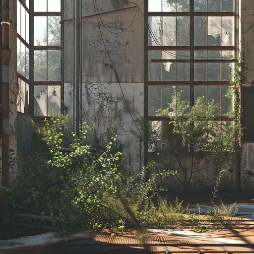Distorted melodies reminiscent of factory sounds, combined with progressive structures and a rebellious vibe. The track invokes the gritty feel of industrial environments, emphasizing mechanical noises and layers of distortion to create an energetic and raw musical experience.