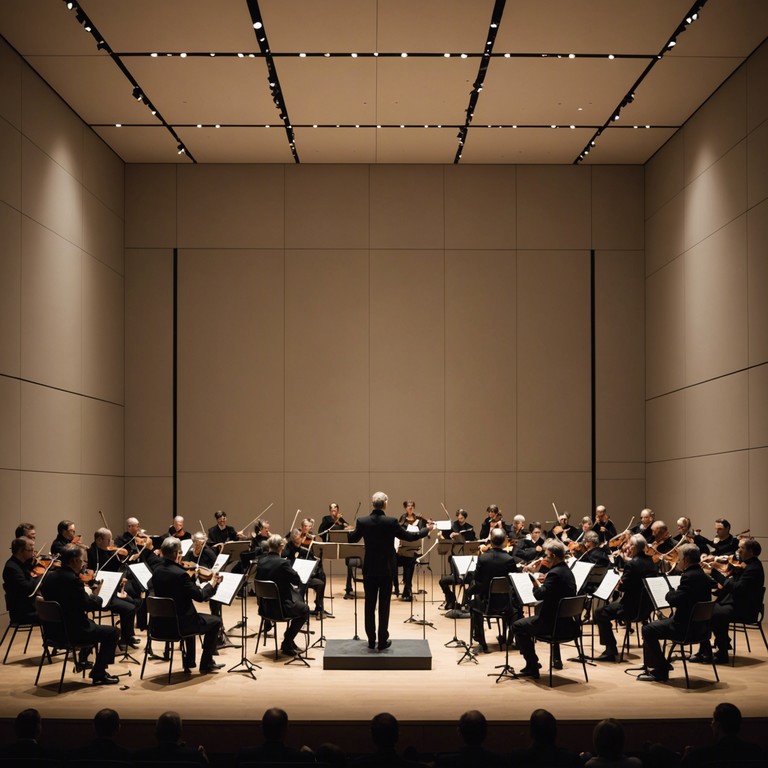 A solitary violin introduces a theme full of longing and emotion, slowly joined by the rest of the string section. As the piece progresses, it builds into a full symphonic crescendo, blending elements of classical music with the heart and soul of rhythm and blues, creating an uplifting and powerful auditory experience.