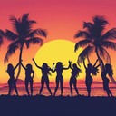 upbeat dance rock with nostalgic undertones