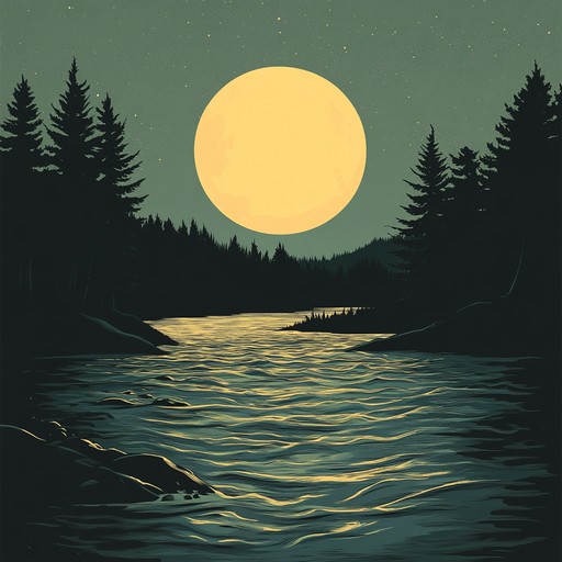 An instrumental piece that evokes the tranquility of moonlit nights along the rhine river, integrating soft accordion melodies to create a soothing and nostalgic atmosphere.