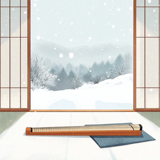 This serene instrumental track uses the gentle sounds of the koto to paint a musical picture of snow falling softly over kyoto's temples and gardens during the winter holidays, evoking feelings of peace and introspection.