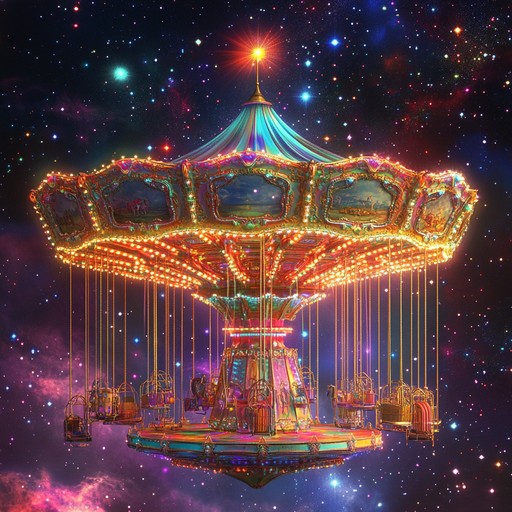 An instrumental piece that merges ecstatic psychedelic tones with cosmic carnival sounds, taking listeners on a weird and wonderful journey through a carousel of stars.