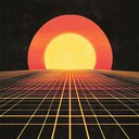 optimistic 80s instrumental featuring bright synths and energetic beats.