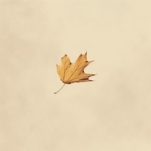 Soft and gentle melodies created by an acoustic guitar, evoking memories of fall and the golden leaves, capturing the emotions of longing and nostalgia as the seasons change, creating a warm and intimate feeling