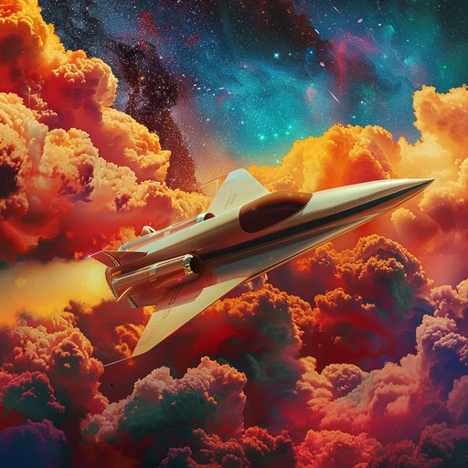 Embark on a psychedelic journey through the cosmos with this epic instrumental track from the 70s, blending funk grooves with spacey synthesizers and driving bass lines. Perfect for those looking to capture an otherworldly adventure.