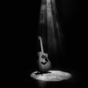 heavy echoes of reflective guitar notes evoking sorrow