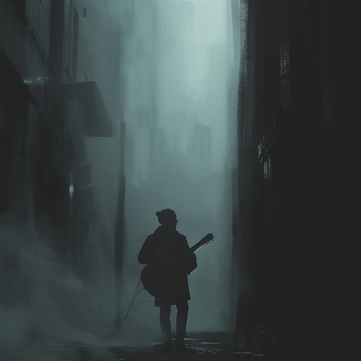 An eerie journey through dark alleyways and smoky blues clubs, enveloped in shadowy guitar riffs and a sinister, yet hypnotic, groove. Echoes of past regrets and ominous whispers fill the air, creating a chilling atmosphere that captivates the listener till the very end.