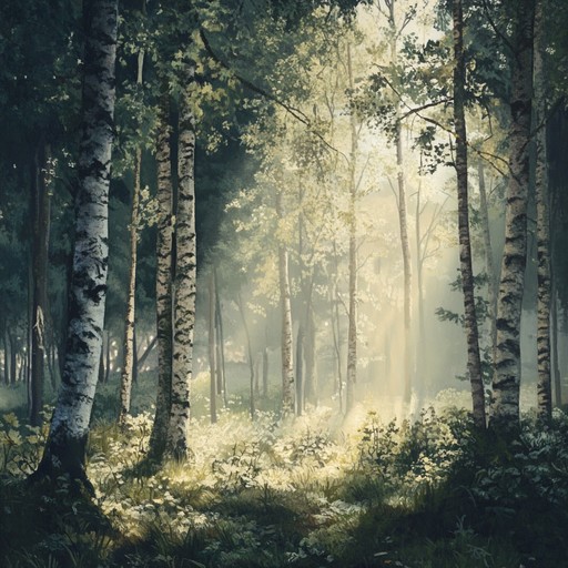 This track features the ethereal sounds of nature combined with soft, flowing melodies that evoke the peacefulness of a sunlit forest. The music is designed to aid in relaxation, meditation, or soothing background ambiance. Accents of subtle wildlife and wind through leaves bring a realistic feel to the listener.