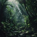 enigmatic melodies within the verdant heart of a tropical jungle