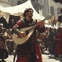 frenzied medieval melody with unpredictable and wild harmonies.