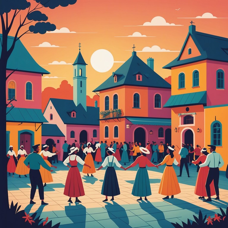 This track captures the essence of a festive morning with bright, energetic rhythms and lively brass sections played on traditional cumbia instruments, ensuring a vibrant atmosphere that evokes cheer and dance.