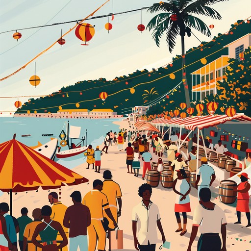 An energetic instrumental track that captures the essence of a vibrant island fiesta, with pulsating steelpan rhythms and lively percussion creating an infectious dance atmosphere. Perfect for bringing the spirit of a tropical carnival to life, it fills listeners with the excitement and joy of a community coming together to celebrate under the sun.