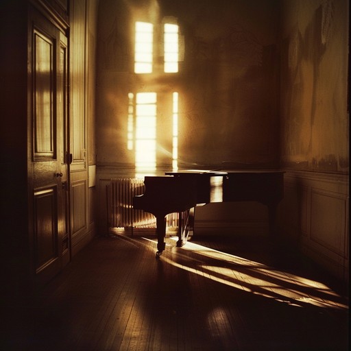 A haunting solo piano piece evoking the depth of solitude, its sparse, slow notes create an eerie yet beautiful atmosphere. The composition aims to pull listeners into a dramatic emotional journey, exploring themes of isolation, longing, and introspective reflection.