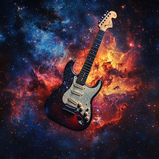 Experience a galactic voyage through cosmic blues, intertwined with psychedelic rock ambiance. Electric guitar riffs, combined with synth textures and deep bass, will transport listeners to an ethereal space journey filled with yearning and mystery.