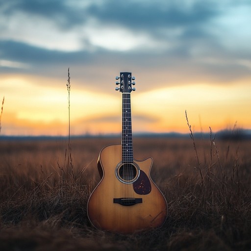 A tranquil and smooth blues piece with acoustic guitar, capturing the essence of a serene southern twilight. Ideal for relaxation and introspection.