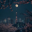 heartfelt instrumental j pop expressing love under tokyo's moonlight