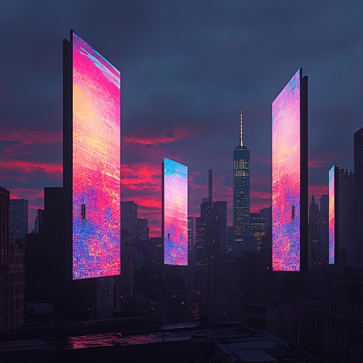 A similar futuristic pop track, but with a focus on the sparkle of urban life at night through its playful and innovative electronic sequences.