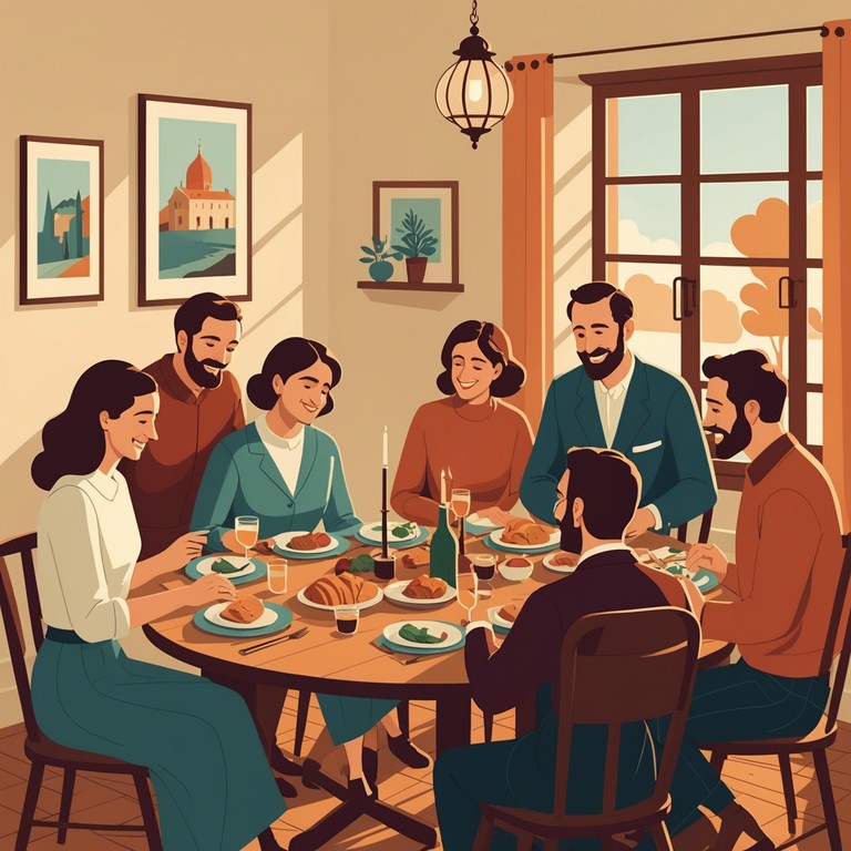 A rich and engaging piece designed to evoke the warmth and joy of family traditions on shabbat, blending classic klezmer elements with a contemporary twist for a universal appeal. Perfect for cultural festivals and familial gatherings.