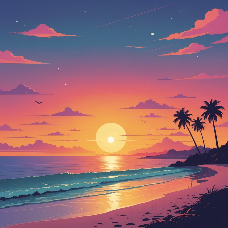 This track embodies the essence of a tropical paradise, where vibrant beats and melodic overtones capture the spirit of sun drenched beaches and scenic sunsets. The music paints a vivid soundscape that evokes the feeling of warm sands underfoot and gentle waves in the background.