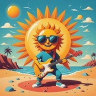 uplifting riffs meet carefree beats in sunshine.