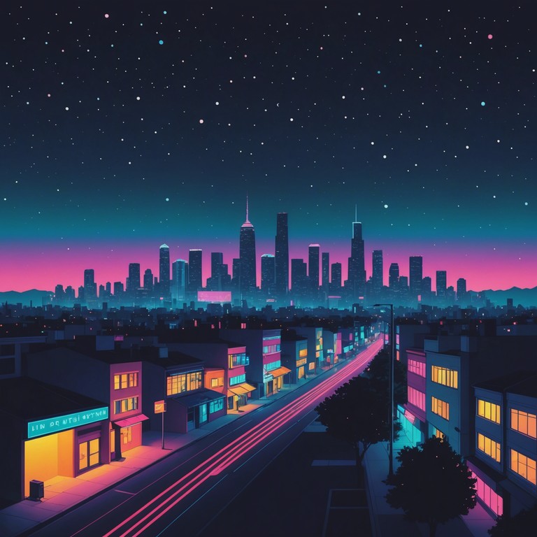 In a world where technology and emotion blend, echoes of neon dreams is an instrumental synthpop opera that encapsulates the story of a distant future. The piece combines the intricate narratives of opera with the upbeat, electronic vibes of synthpop, creating a unique auditory journey through a neon lit metropolis.