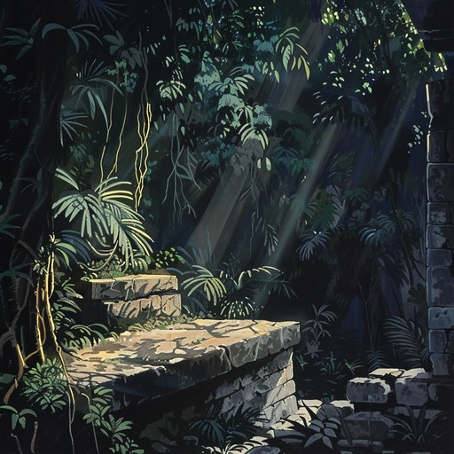 Delving into the heart of an ancient jungle, this track captures the ominous ambiance of a long forgotten tribal ceremony. With the haunting sounds of tribal drums leading the way, listeners are transported to a world of mystery and ancient secrets. The rhythmic beats, combined with eerie soundscapes, create a sense of suspense and unease, reminiscent of hidden dangers lurking in the shadows.