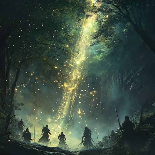 A monumental orchestral composition featuring a powerful solo violin introduction that crescendos into a majestic and intense symphony. This piece captures the essence of ancient titans locked in an epic struggle, with rich, sweeping orchestral textures and a contrasting blend of serene, ethereal moments. The piece is a vivid musical narrative of heroism, fantasy, and grand adventure.