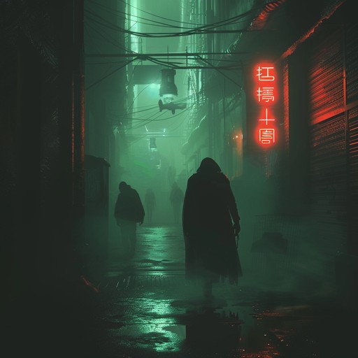 Dive into a synthwave journey filled with brooding, atmospheric melodies, unsettling electronic textures, and haunting synthesizer tones. This track encapsulates the feeling of walking alone in an eerie, neon lit cityscape where every shadow seems alive.