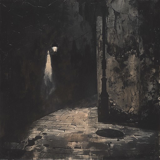 A chilling composition with sparse, echoing notes that evoke the feeling of wandering through an abandoned city at night, filled with subtle, eerie dissonances that keep listeners on edge