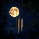 soft wind chimes under moonlit skies