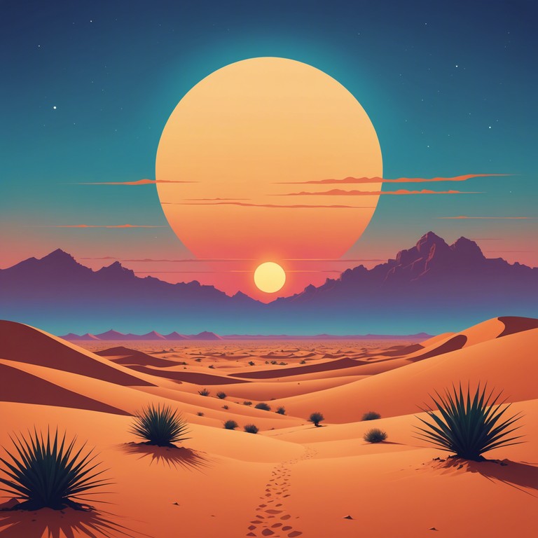 This instrumental piece captures the essence of a breathtaking sunrise over the sahara desert, with energetic beats and dynamic rhythms that symbolize the vibrant life and raw beauty of the desert. Perfect for invoking a sense of adventure and awe inspiring landscapes.