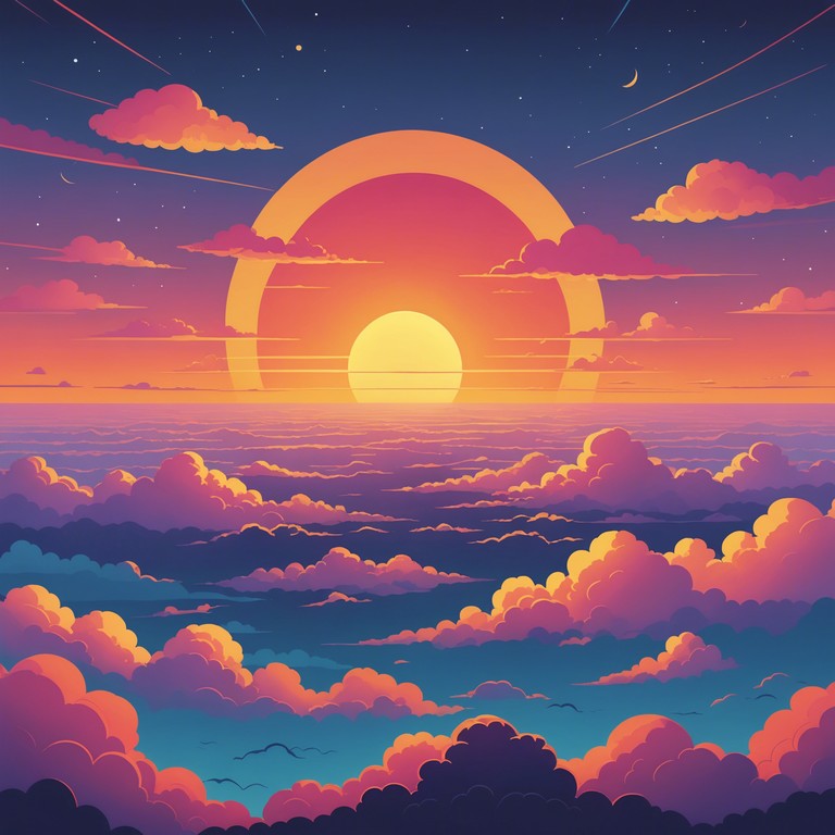 In this track, vibrant edm beats meld with dream like synths to form an uplifting journey that feels like soaring through the clouds. Integrating pulsating rhythms with layers of atmospheric pads creates a soundscape that inspires and energizes the listener, making it ideal for both focused activities and moments of personal triumph.