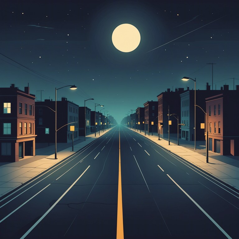 Crafting an auditory journey through the empty cityscapes at night, this piece uses deep house rhythms to enhance a feeling of reflective solitude that mirrors the quiet of deserted streets. Soft and introspective yet rhythmically compelling, it's for those who find peace in the quiet of the urban night.