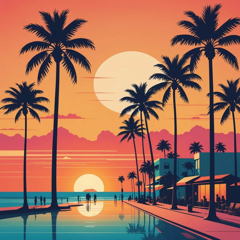 Imagine cruising down the coastline at sunset, the sky painted in hues of orange and pink, while upbeat and infectious synth melodies capture the carefree joy of an 80s summer. This track features a combination of classic synthesizer tones and electronic rhythms, making it feel like a nostalgic throwback to the best of 80s pop culture.