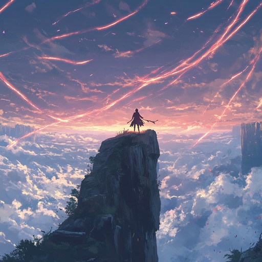 An instrumental anime composition that conveys the passionate emotions of love and destiny featuring stirring melodies and dynamic orchestration. The music evokes imagery of characters bound by fate embarking on an exhilarating journey their hearts intertwined.